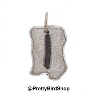 RUNE standstill / Is DOG TAG pewter pendant